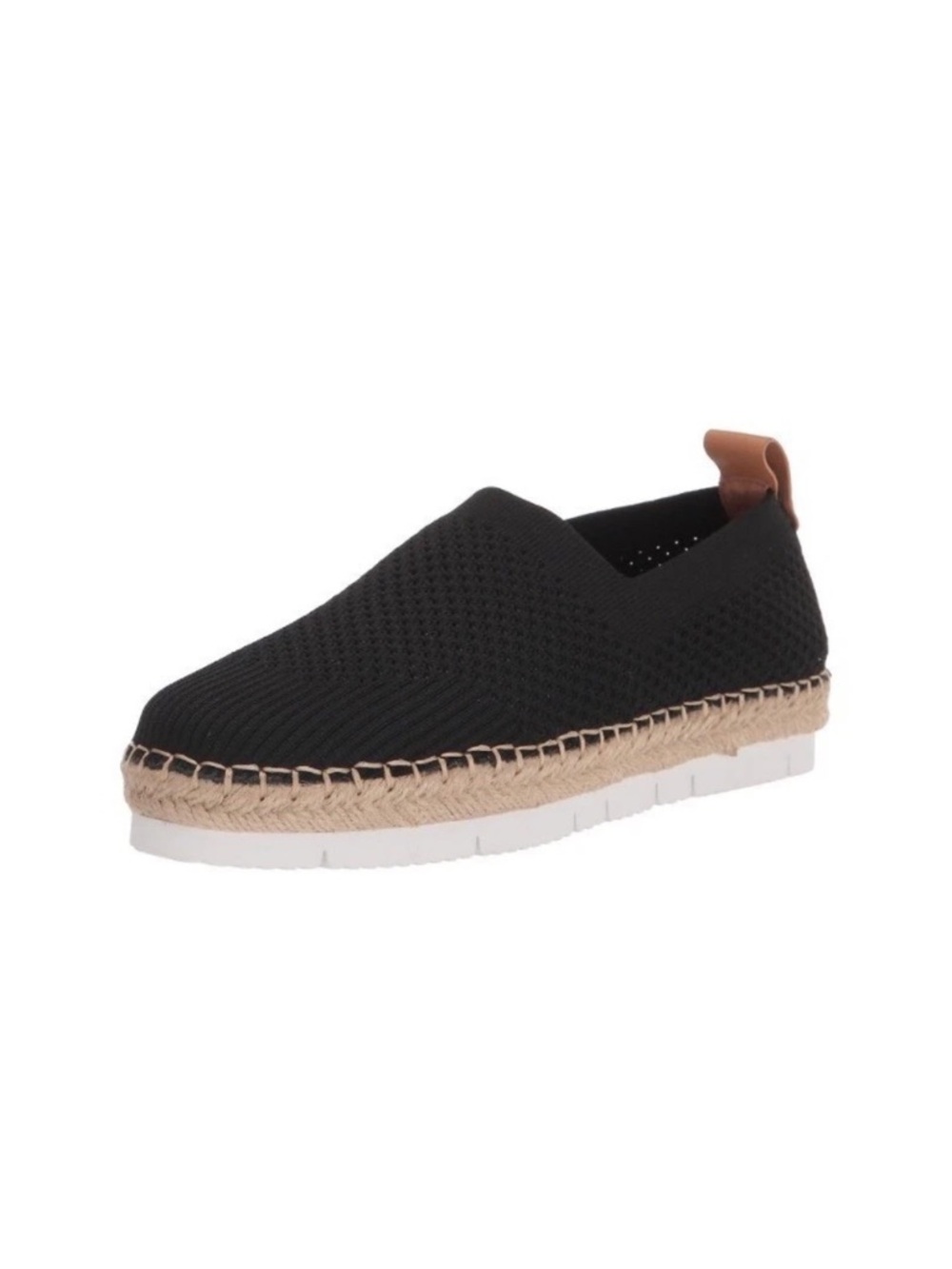 Kenneth‎ Cole Womens Lizzy Eva Knit Slip on Espadrille Flats Black Size 8M